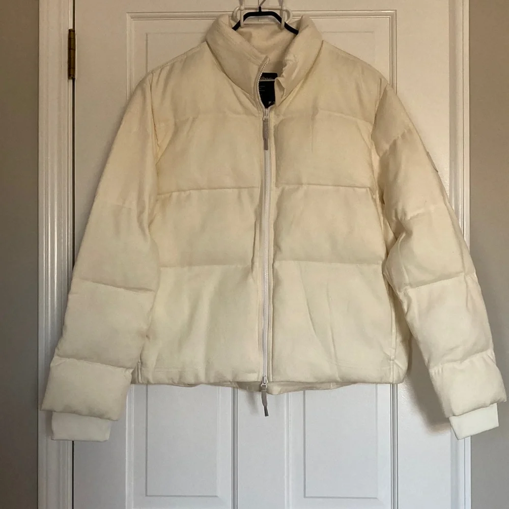 NWT Allbirds Cream Trino Puffer Jacket XL - Picture 2 of 15